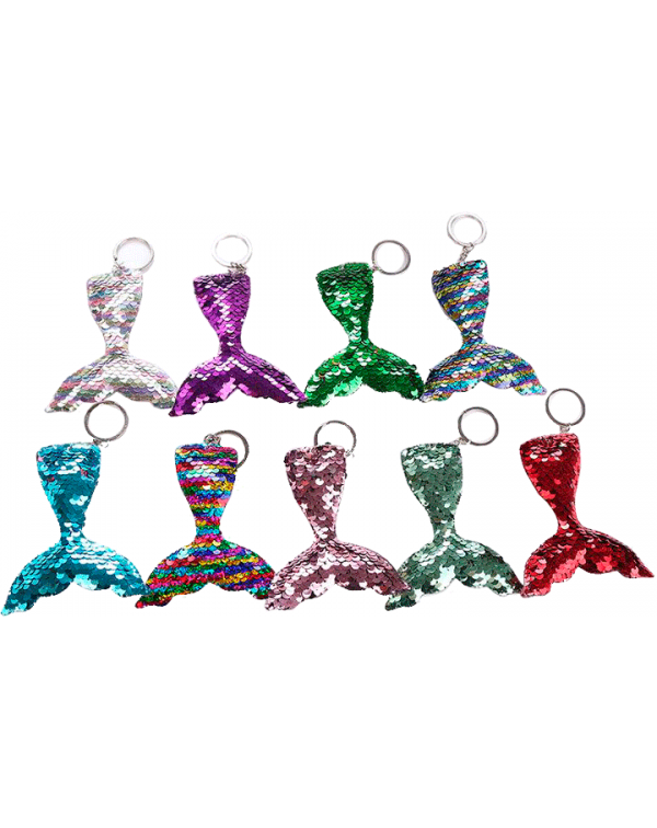 LLAVERO COLA MERMAID LENTEJUELAS