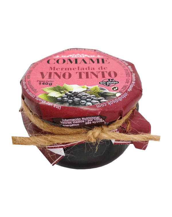 MERMELADA VINO TINTO 140gr.