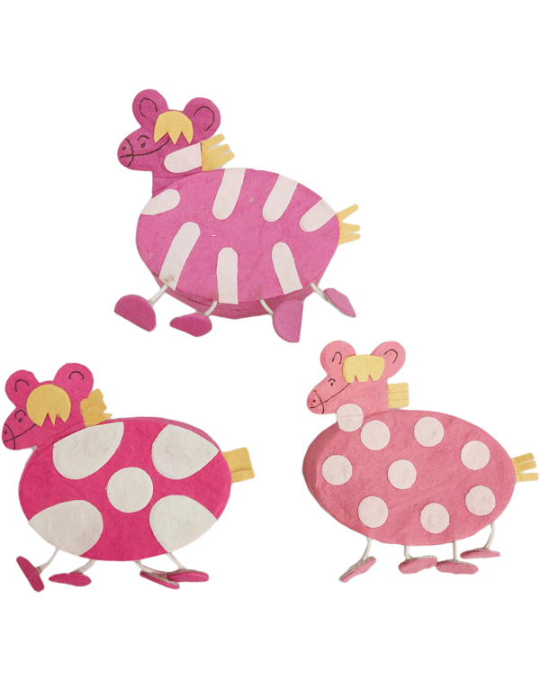 2X1 SET 15 CAJITAS ROSA CEBRAS