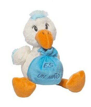 PELUCHE CIGÜEÑA "ES UN NIÑO"