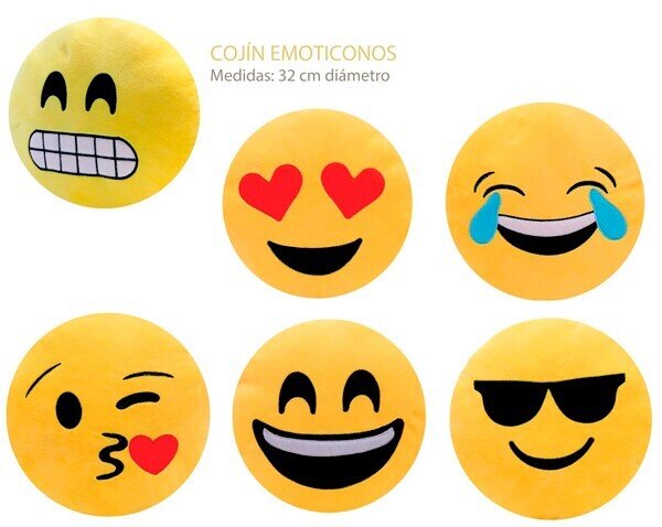 COJÍN EMOTICONOS