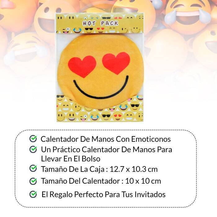 CALENTADOR DE MANOS "EMOTICONOS"