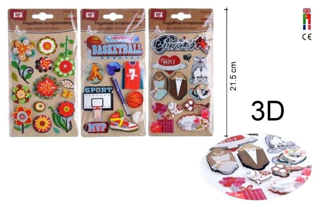 PEGATINAS MIX 3D
