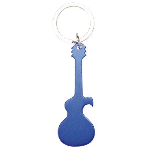 LLAVERO GUITARRA ABREBOTELLAS AZUL