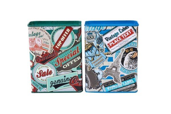 HUCHA RETRO JUVENIL DE METAL SUR