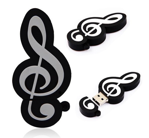 MEMORIA USB NOTA MUSICAL 4 GB