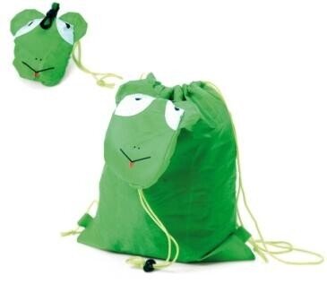 MOCHILA PLEGABLE ANIMALS VERDE