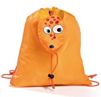 MOCHILA PLEGABLE ANIMALS NARANJA