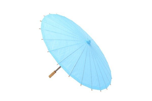 PARASOL PAPEL BAMBÚ AZUL