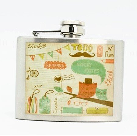 PETACA METAL  "RETRO"