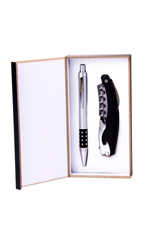SET BOLIGRAFO + ABREBOTELLA EN CAJITA DE MADERA SET BOLIGRAFO + ABREBOTELLA EN CAJITA DE MADERA