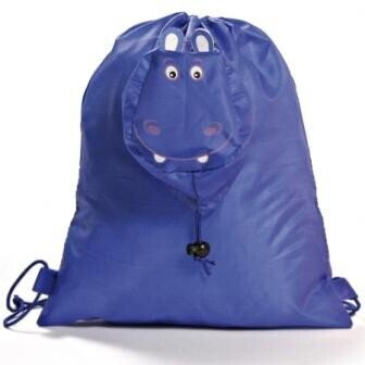 MOCHILA PLEGABLE ANIMAL AZUL