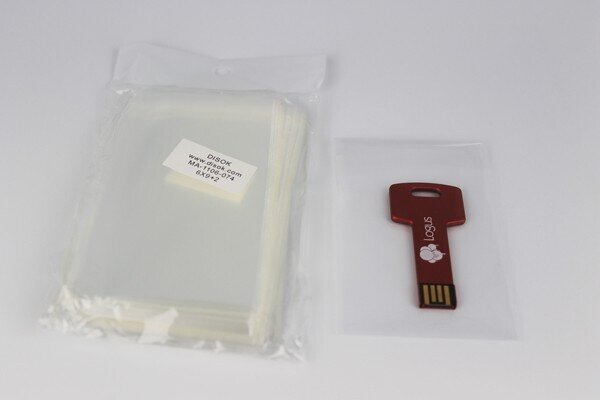 LOTE 100 BOLSAS DE CELOFAN CON CIERRE ADHESIVO 6X9