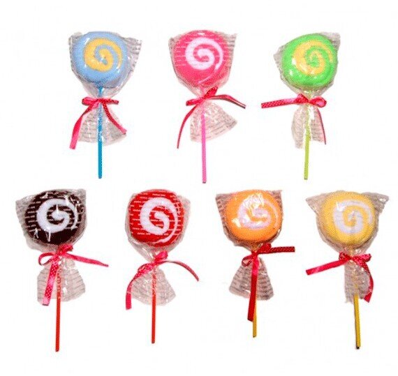 DELICIOSA PIRULETA TOALLA EN BOLSITA DE REGALO