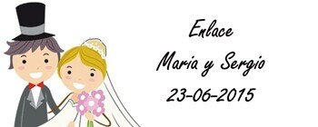 LOTE 68 ETIQUETAS PARA DETALLE BODA ADHESIVAS