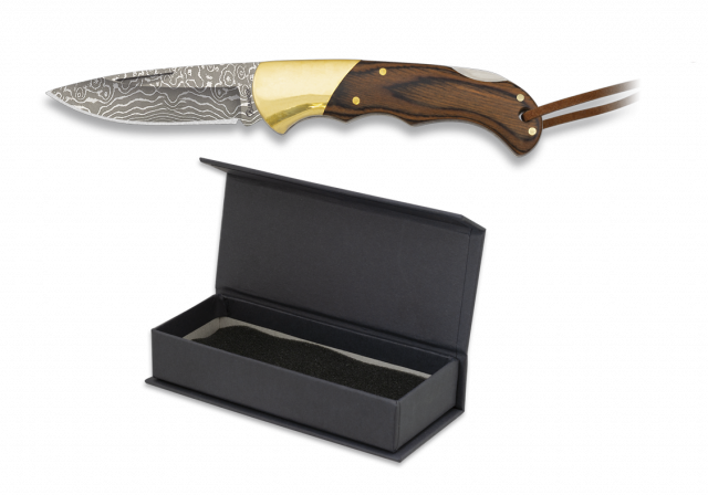 Navaja Albainox damasco. hoja  6 cm