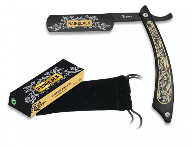 Navaja barbera RAINBLACK Albainox. 10.5