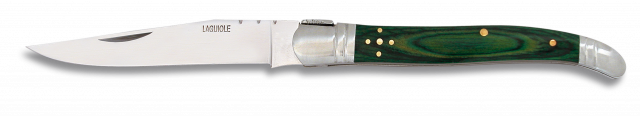Navaja LAGUIOLE.Mikarta Verde.Hoja 9.5cm