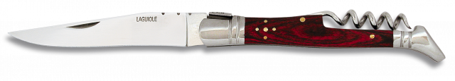 Navaja LAGUIOLE.M.Roja.Sacacorchos.9.5cm Navaja LAGUIOLE.M.Roja.Sacacorchos.9.5cm