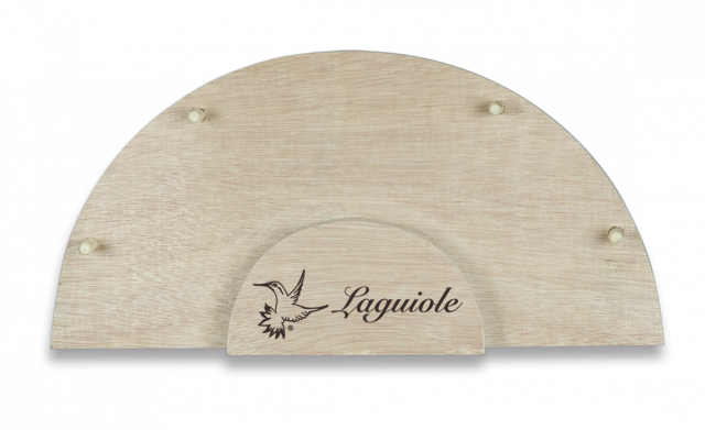 expositor de 4 Navajas en madera natural