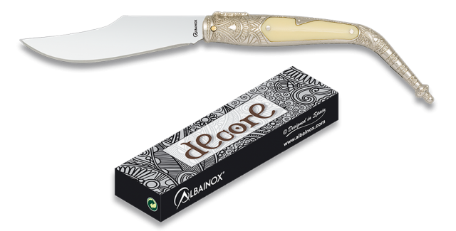 Navaja albainox cromada. H 8.3 Navaja albainox cromada. H 8.3