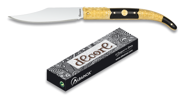 Navaja albainox dorada. hoja 8.3 cm Navaja albainox dorada. hoja 8.3 cm