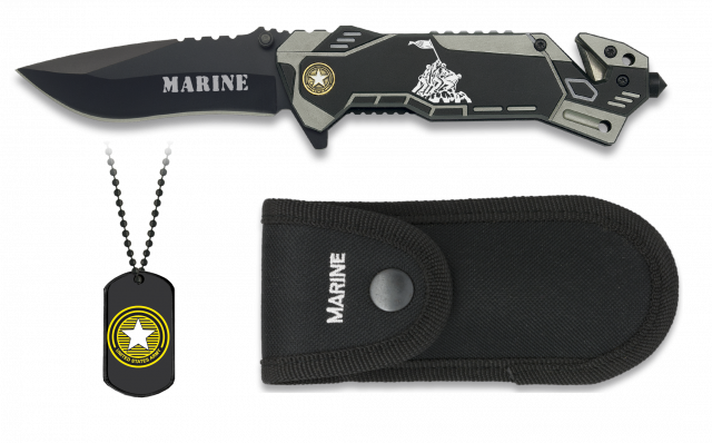 Navaja Albainox MARINE. Con chapa. H 8.1