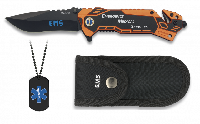 Navaja Albainox EMS. Con chapa. H 8.1