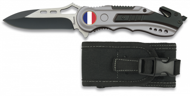 Navaja albainox seguridad. Funda. H  8.1