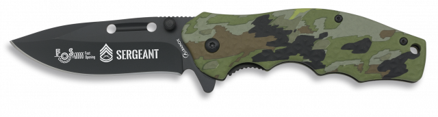 Navaja ASISTIDA CAMO ALBAINOX. H 8.5cm