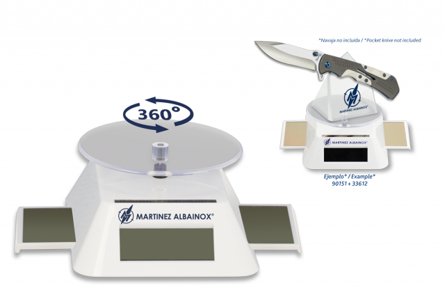 Display giratorio para una pieza Albaino