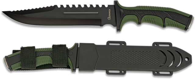 Cuchillo Albainox Soldier verde. H 19cm