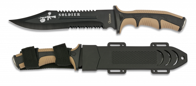 Cuchillo Albainox Soldier coyote. H 19 Cuchillo Albainox Soldier coyote. H 19