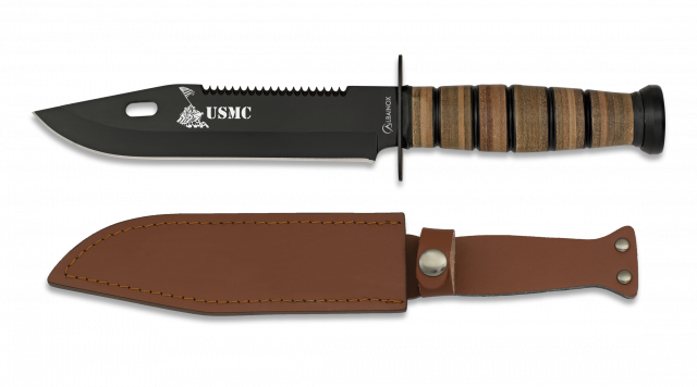 Cuchillo Albainox USMC. Hoja  18 cm