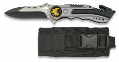 Navaja Albainox gris sin sierra. Funda.