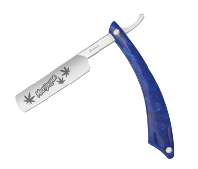 Navaja barbera nacar Azul Albainox