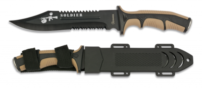 Cuchillo Albainox Soldier coyote. H  19