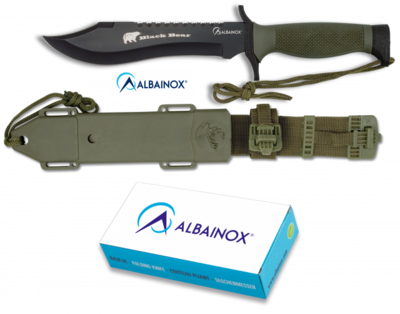 Cuchillo ALBAINOX TACTICO.C/Funda.18.3cm