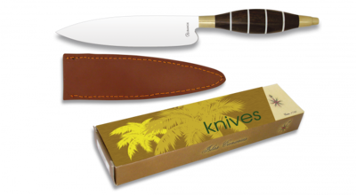 Cuchillo ALBAINOX.Funda piel.Madera. 11