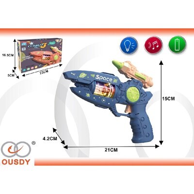 PISTOLA DE MUSICA CON LUCES