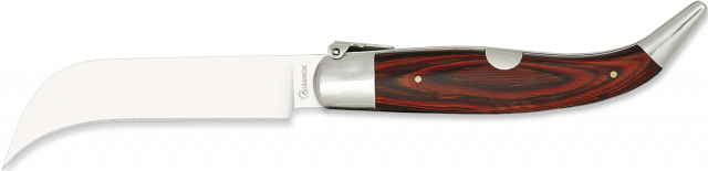 Navaja teja Tranchete. Madera Roja. 9.5