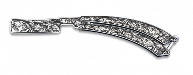 Navaja Abanico barbera Albainox. 10.6