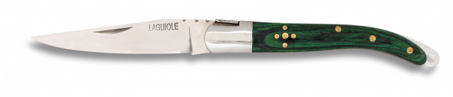 Navaja LAGUIOLE.Mikarta Verde.Hoja 6.5cm