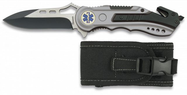 Navaja albainox seguridad. Funda. H  8.1