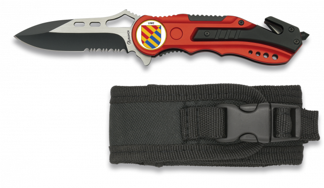 Navaja Albainox roja. sierra. Funda. 6.5 Navaja Albainox roja. sierra. Funda. 6.5