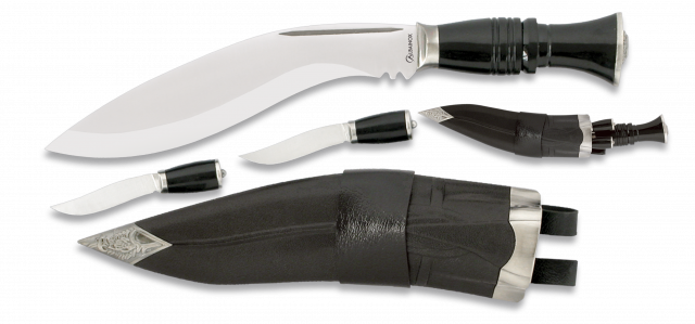 3 Cuchillos decoracion GURKA. 19 cm