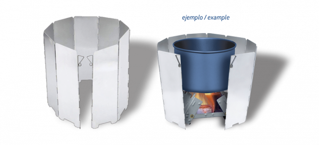 paravientos uso en hornillos (9 tramos) paravientos uso en hornillos (9 tramos)