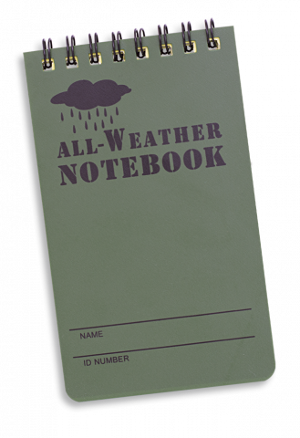 libreta waterproof 12.1 * 7.6.