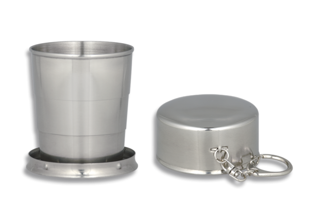 Vaso telescopico.Inox. 7 cm