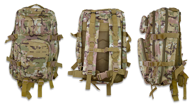Mochila Barbaric CP Camo 30 L Laser Cut